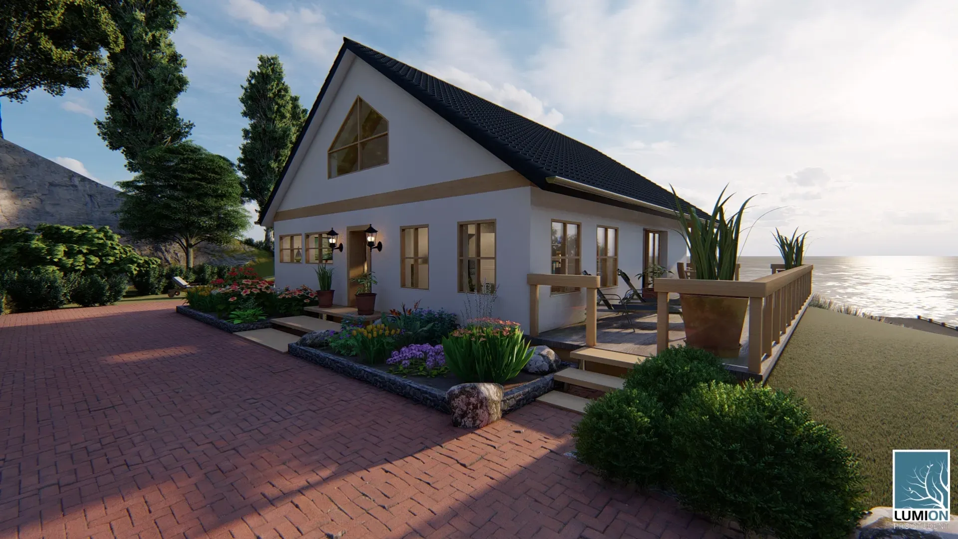 Architekturvisualisierung Haus Perspektive 5