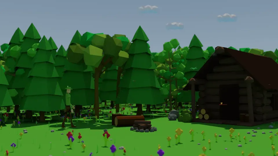 A Forest, a Hunter and a Bunny - Motion Capture Film