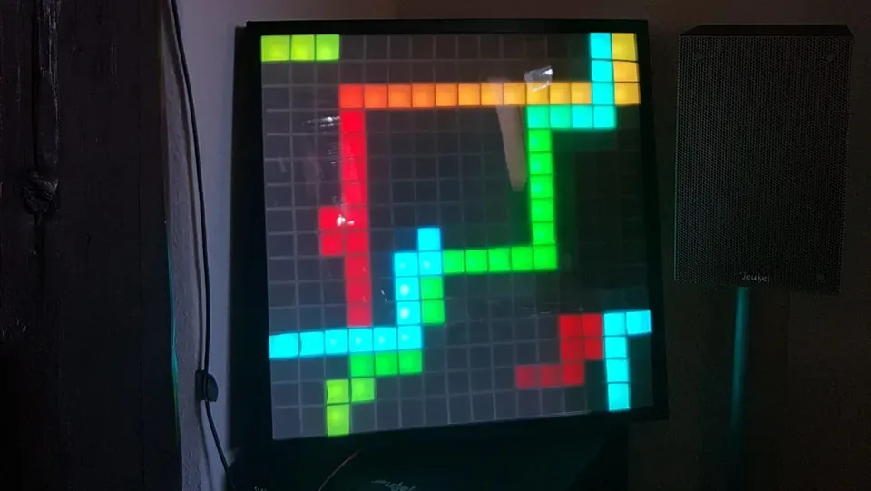 16x16 LED Matrix mit Arduino und Processing
